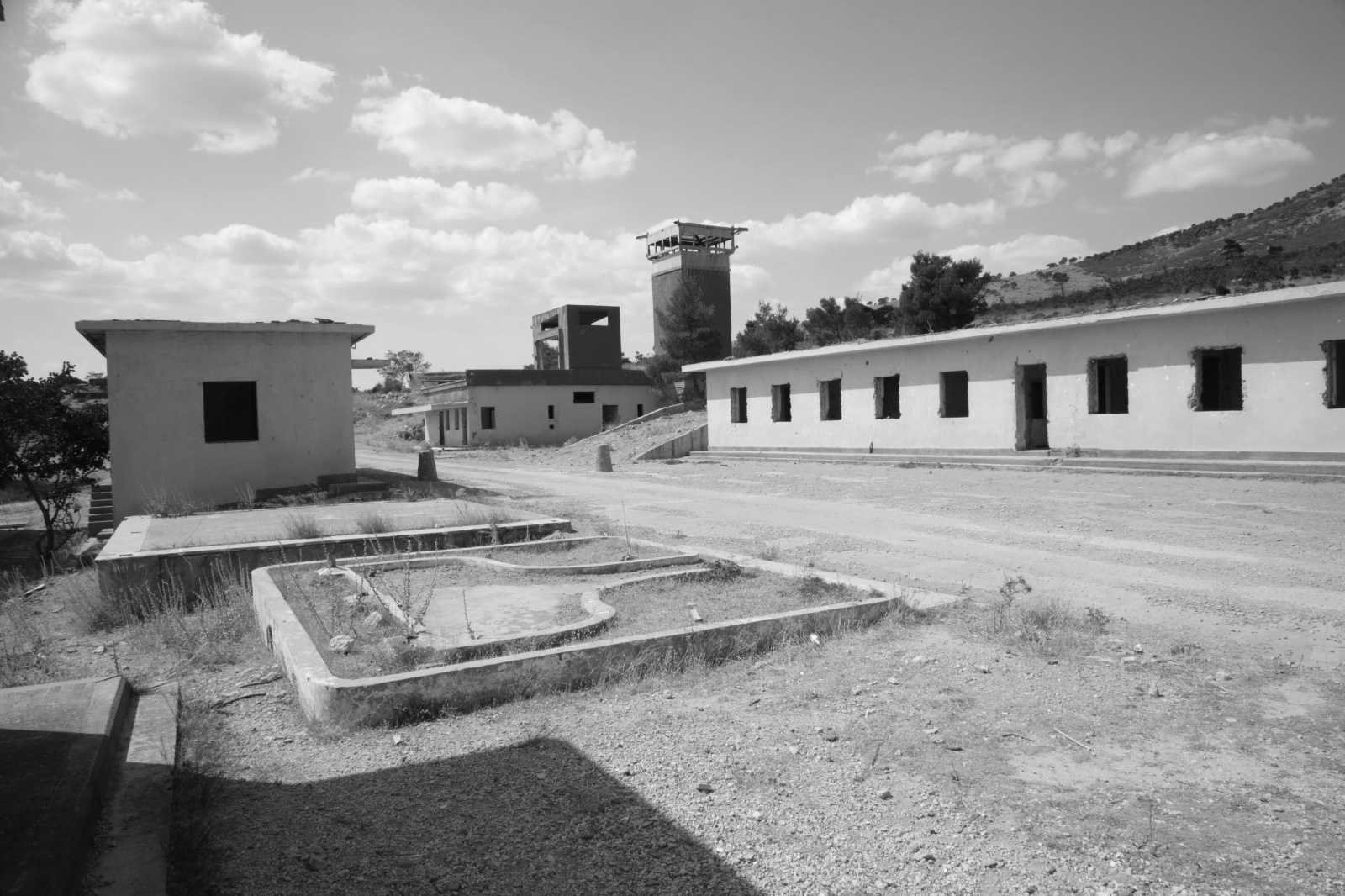 Abandoned NATO base,  Aspropyrgos, Greece